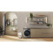 Whirlpool Washing machine Free-standing W8 09ADS SILENCE UK Silver Front loader A Perspective