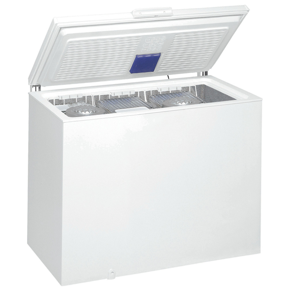 Whirlpool Frys Fristående WHE 4602 White Perspective open