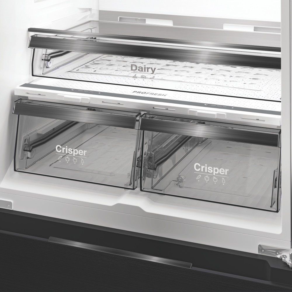 Whirlpool Side by Side Volně stojící WHG2 6513 XK4E ARC 764 Manhattan Gray Drawer