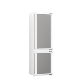 Indesit Combinación de frigorífico / congelador Encastre KINH 1271 B4E Zinc Metal 2 doors Perspective