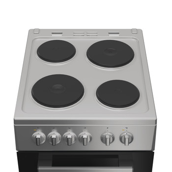 Indesit Готварска печка I5E5PMS Сребрист Electrical Heating element