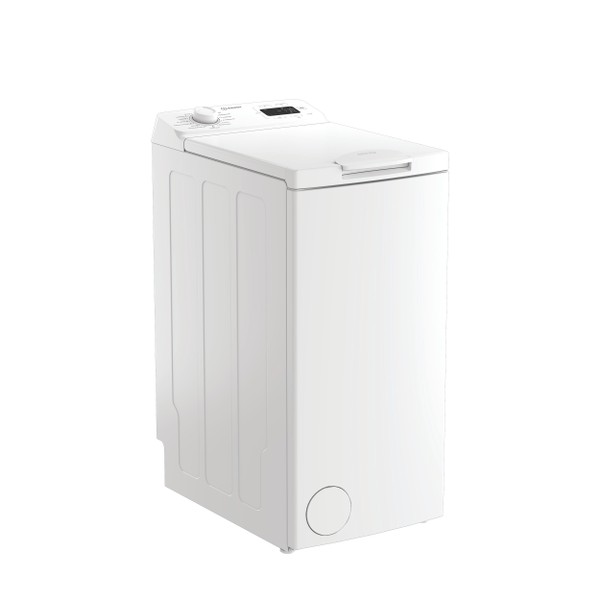 „Indesit“ Skalbimo mašina Laisvai pastatoma TI5512EMTEE Balta Pakraunama iš viršaus B Perspective