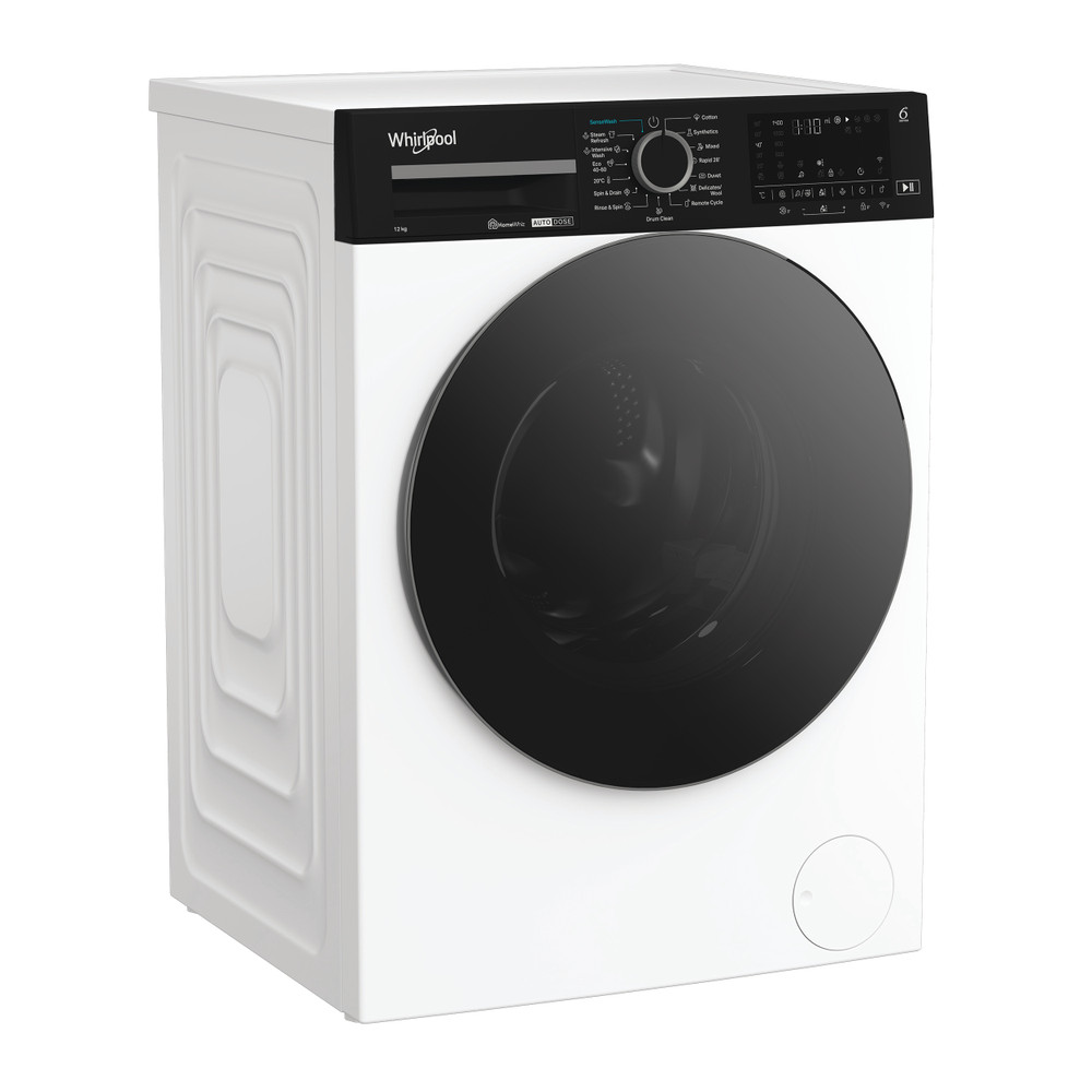 Whirlpool Mosógép Szabadonálló WPM 27W ADS EE Fehér Elöltöltős A Perspective