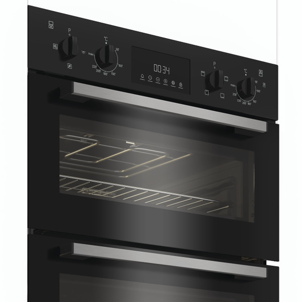 Indesit Double oven DII 10D B Black A Lifestyle control panel