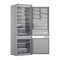 Whirlpool Šaldytuvo / šaldiklio kombinacija Įmontuojama WH SP70 T262 P Pilka 2 doors Perspective open