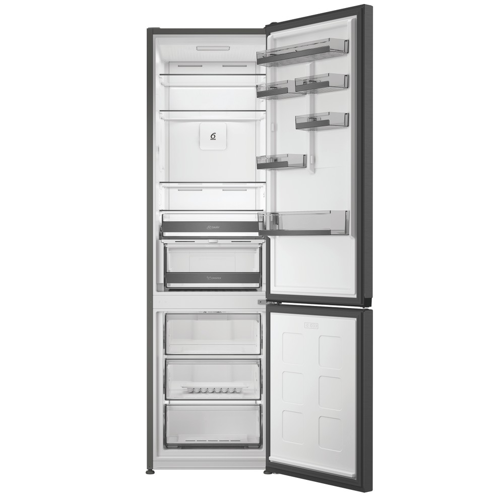 Whirlpool Kombinovaná chladnička s mrazničkou Volně stojící WHK 22414 X7EA1 ARC 764 Manhattan Gray 2 doors Frontal open