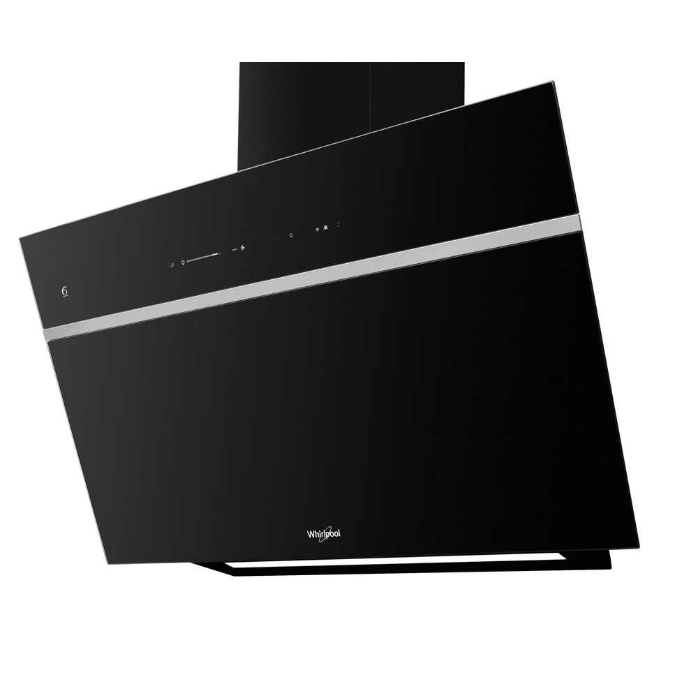 Whirlpool Páraelszívó Beépíthető WHVS 90F LT C K Fekete Wall-mounted Elektromos Perspective