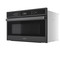 Whirlpool Mikroaaltouuni Kalusteisiin sijoitettava W6 MD440 BSS Black Steel Elektroninen 31 Mikroaaltoyhdistelmäuuni 1000 Frontal