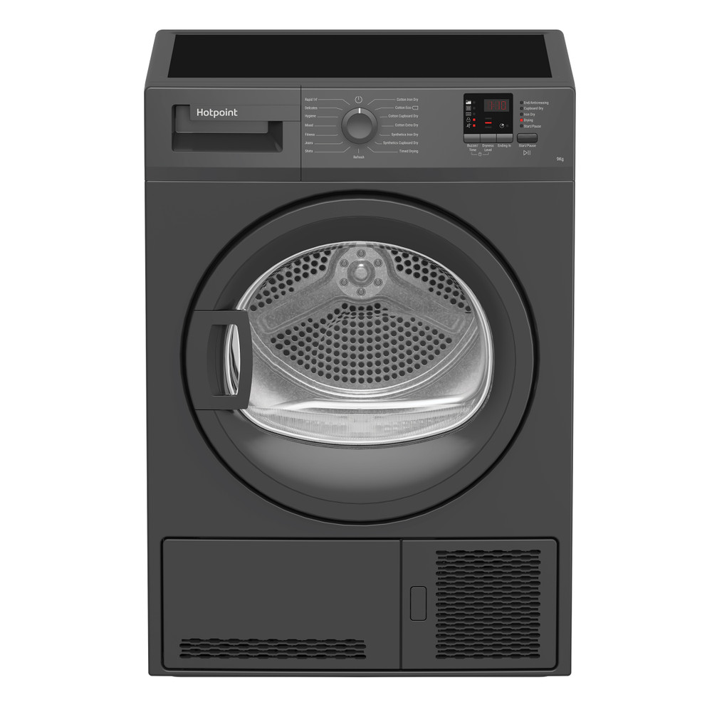 Hotpoint Dryer C HD C92 GGGD UK Graphite Lifestyle perspective