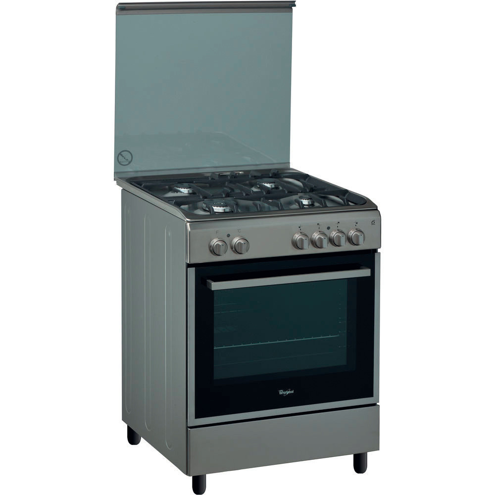 Whirlpool Cuisinière ACMT 6310 / IX / 2 Inox/Black GAS Perspective