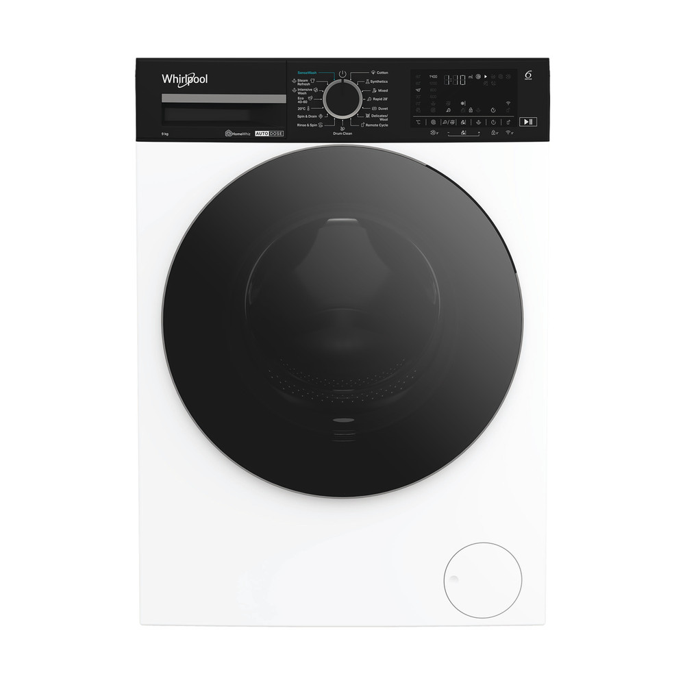 Whirlpool Mosógép Szabadonálló WPM 912W ADS EE Fehér Elöltöltős A Frontal