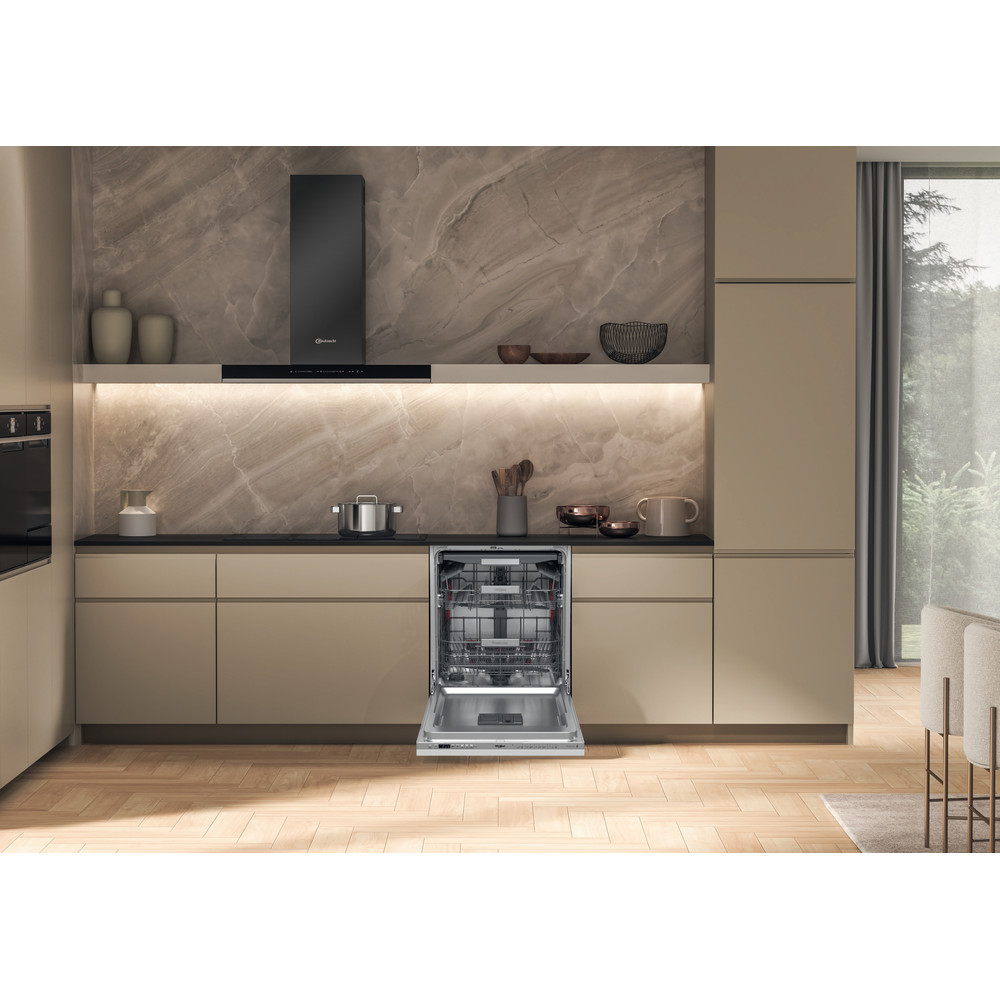 Whirlpool Vaatwasser Inbouw WH6IB14BN7S1S Volledig geïntegreerd B Frontal open