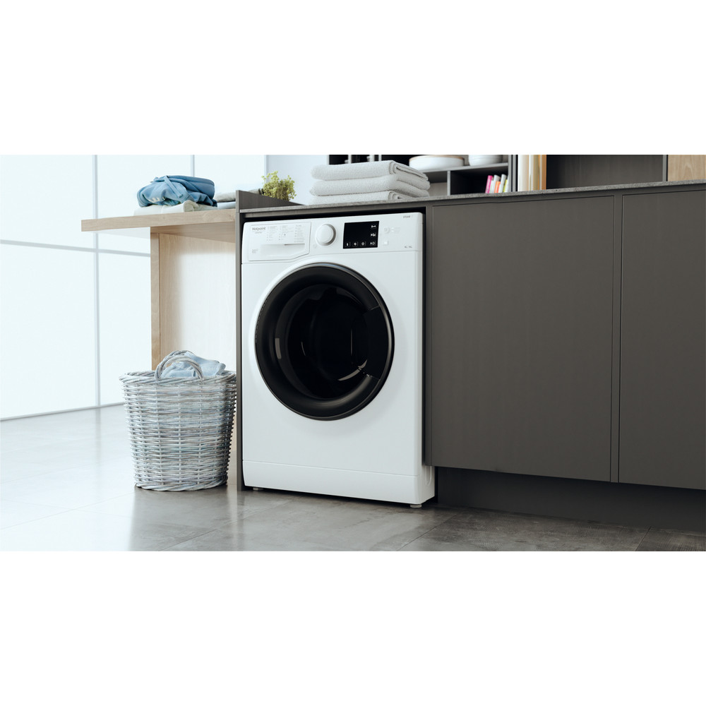 Hotpoint_Ariston Lavadora secadora Libre instalación RDG 964348 WD V SPT Blanco Cargador frontal Lifestyle perspective