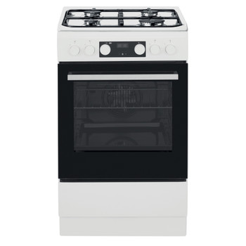 Whirlpool Tűzhely WS5G8CHW/E Fehér Gáz Frontal