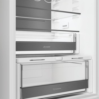 Whirlpool Réfrigérateur combiné Encastrable WHK2 5294 B6E1 Zinc Metal 2 portes Drawer