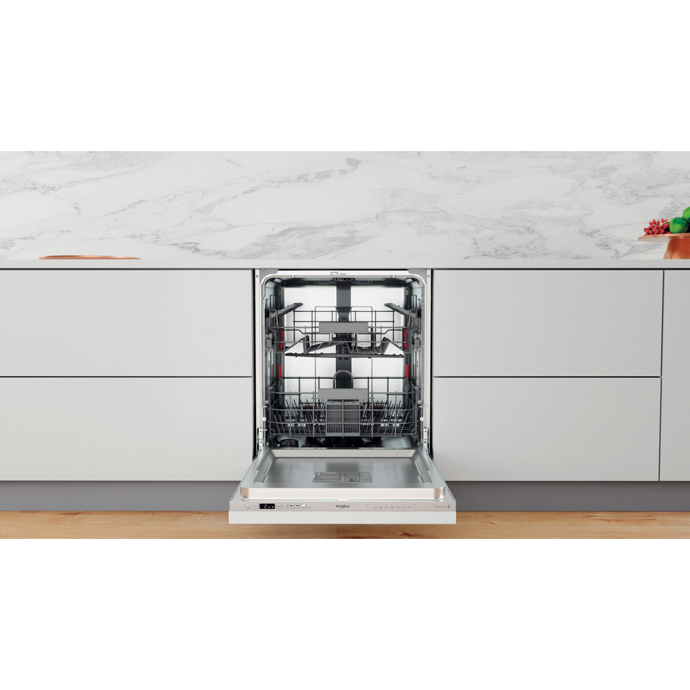 Whirlpool Lave-vaisselle Encastrable WIC 3C33 PE Tout intégrable D Lifestyle frontal open