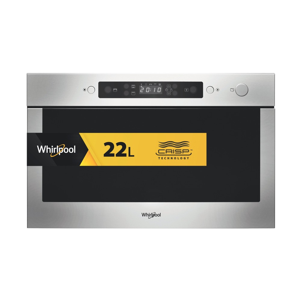 Whirlpool Mikrohullámú sütő Beépíthető AMW 439/IX Rozsdamentes acél Elektromos 22 Mikrohullám+Grill funkció 750 Hero image