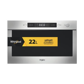 Whirlpool Mikrohullámú sütő Beépíthető AMW 439/IX Rozsdamentes acél Elektromos 22 Mikrohullám+Grill funkció 750 Hero image