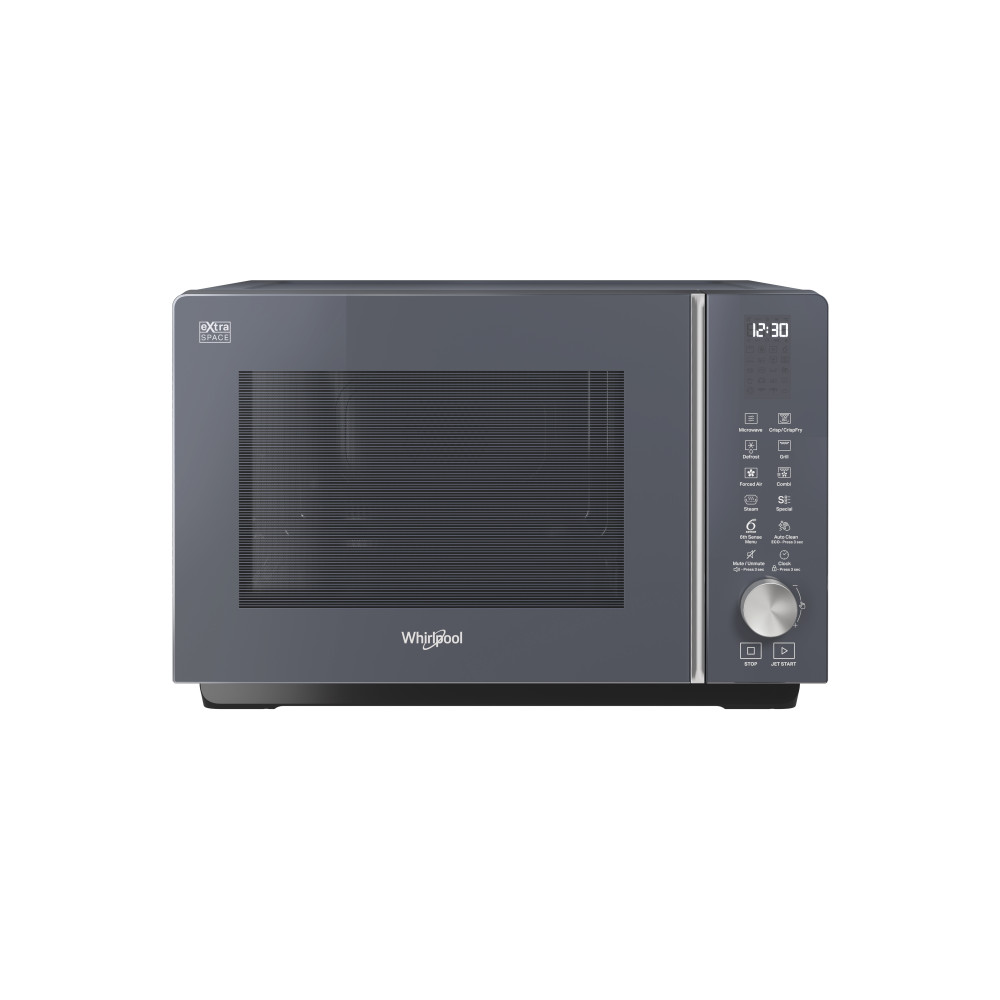 Whirlpool Magnetron Vrijstaand MWF 259 SG Shadow Grey Elektronisch 25 MW-Combi 800 Frontal