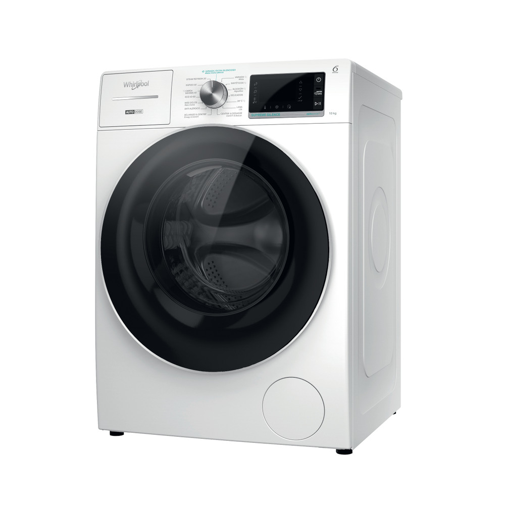 Whirlpool Lavadora Libre instalación W8 W046WR SPT Blanco Cargador frontal A Perspective