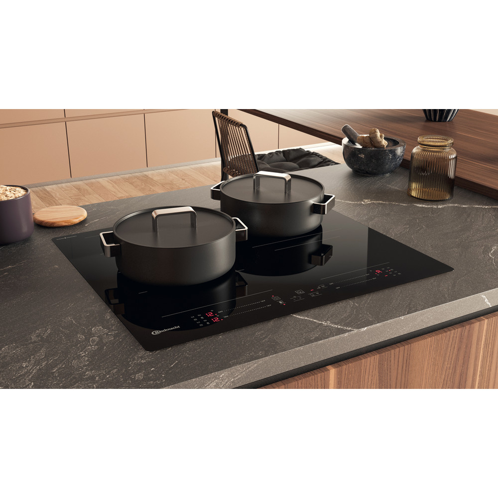 Bauknecht Piano cottura BS 5860F CPNE Nero Induction vitroceramic Lifestyle perspective