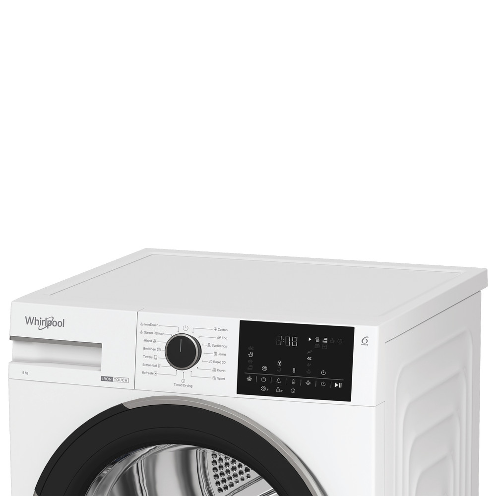 Whirlpool Torktumlare WSD 96M WB EE White Lifestyle control panel