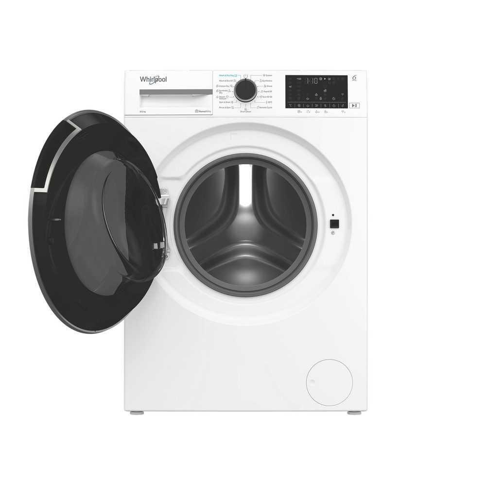 Whirlpool Práčka so sušičkou Voľne stojace WAD 8536WBC EE Biela Spredu plnená Frontal open