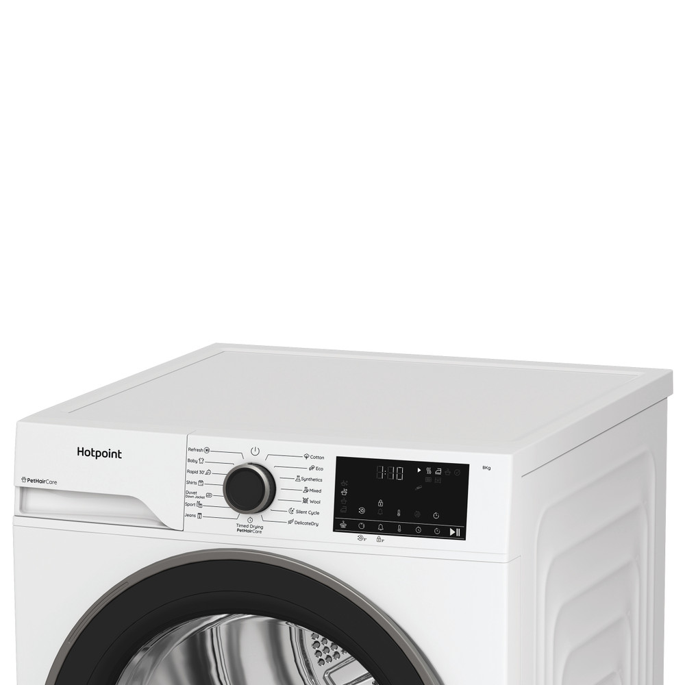 Hotpoint Sèche-linge C HD 84M WBS EE Blanc Lifestyle control panel