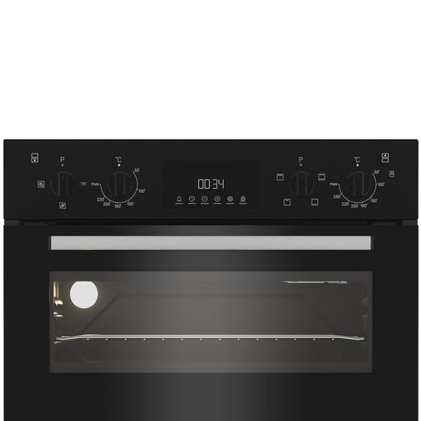 Indesit Double oven DII 10D B Black A Control panel