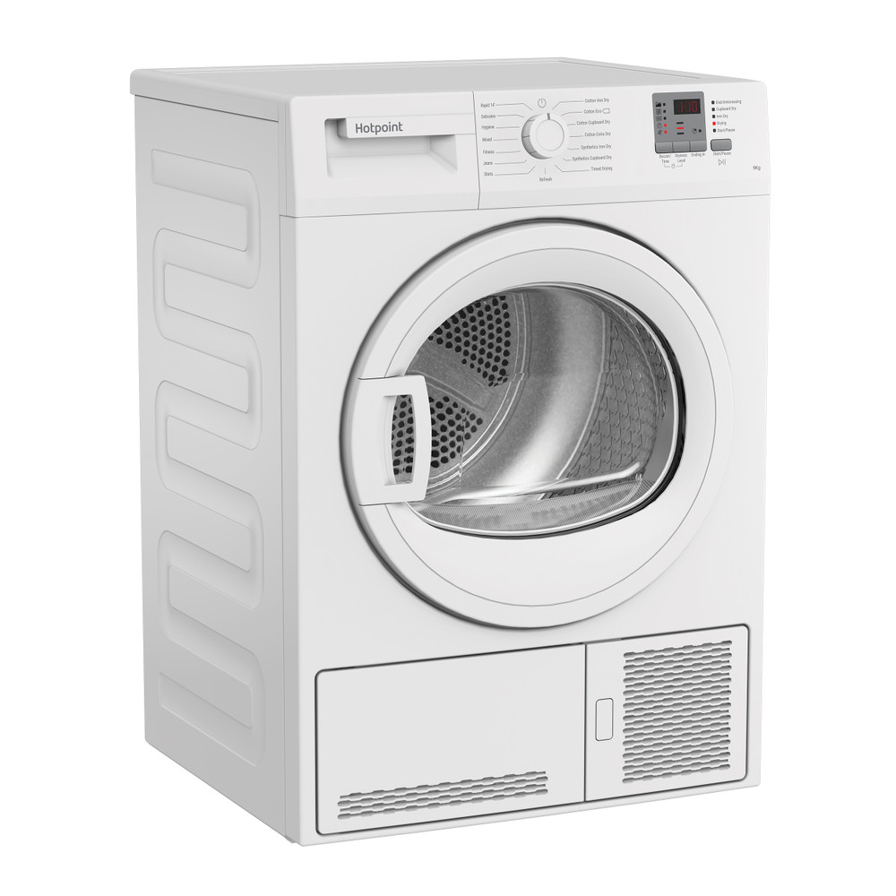 Hotpoint Dryer C HD C92 WWGD UK White Perspective