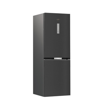 Whirlpool Hűtő/fagyasztó kombináció Szabadonálló WHK 26362 XBR4E Fekete 2 doors Perspective