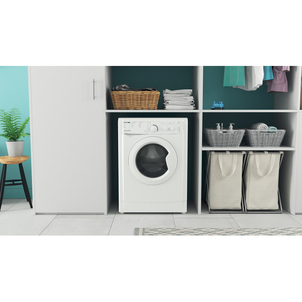 Indesit Perilica za rublje Samostojeći EWSC 61251 W EU N Bijela Prednje punjenje F Lifestyle frontal