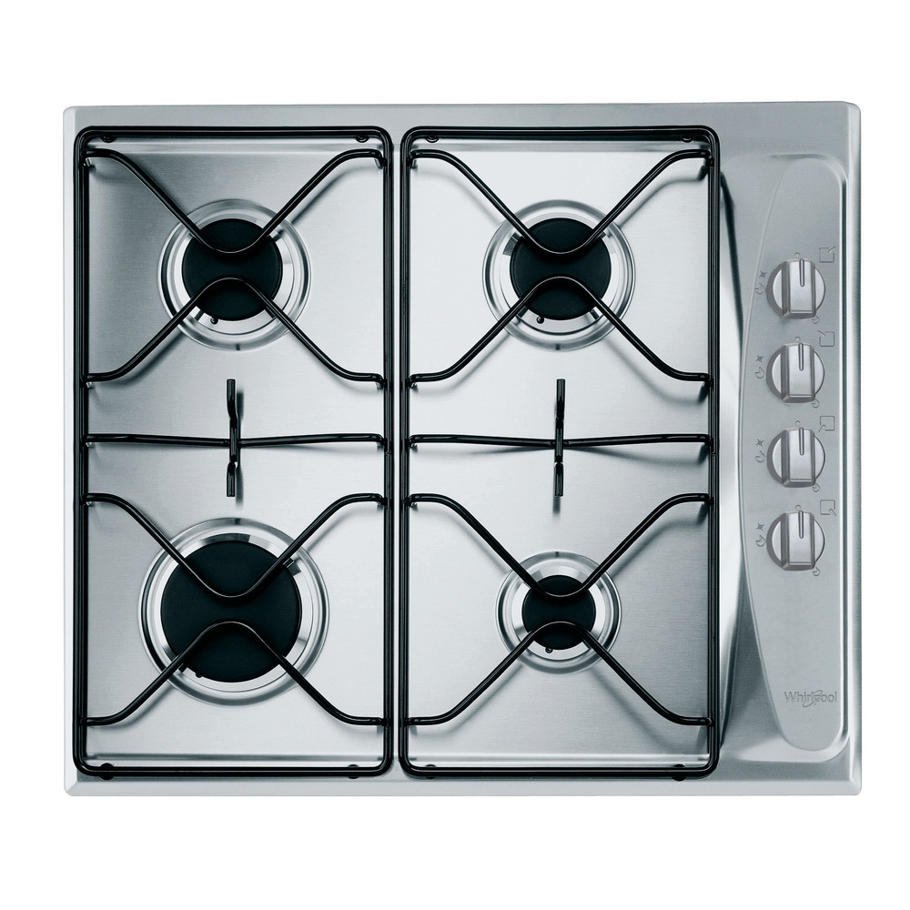 Whirlpool Table de cuisson AKM 268/IX Inox GAS Frontal