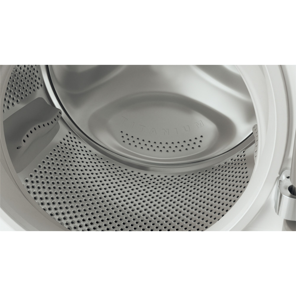 Hotpoint_Ariston Pralka Wolnostojący AQ104D497SD EU/B N Biały Ładowany od frontu B Drum