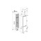 Whirlpool Kühl- / Gefrierkombination Einbaugerät WNBB20SC22R Weiss 2 Türen Perspective open