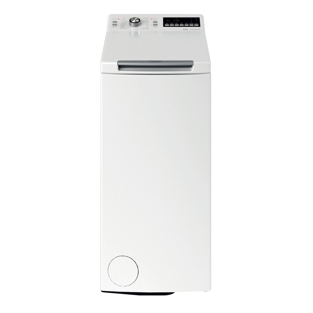 Hotpoint_Ariston Lave-linge Pose-libre WMTG 6526B FR Blanc Lave-linge top A Frontal