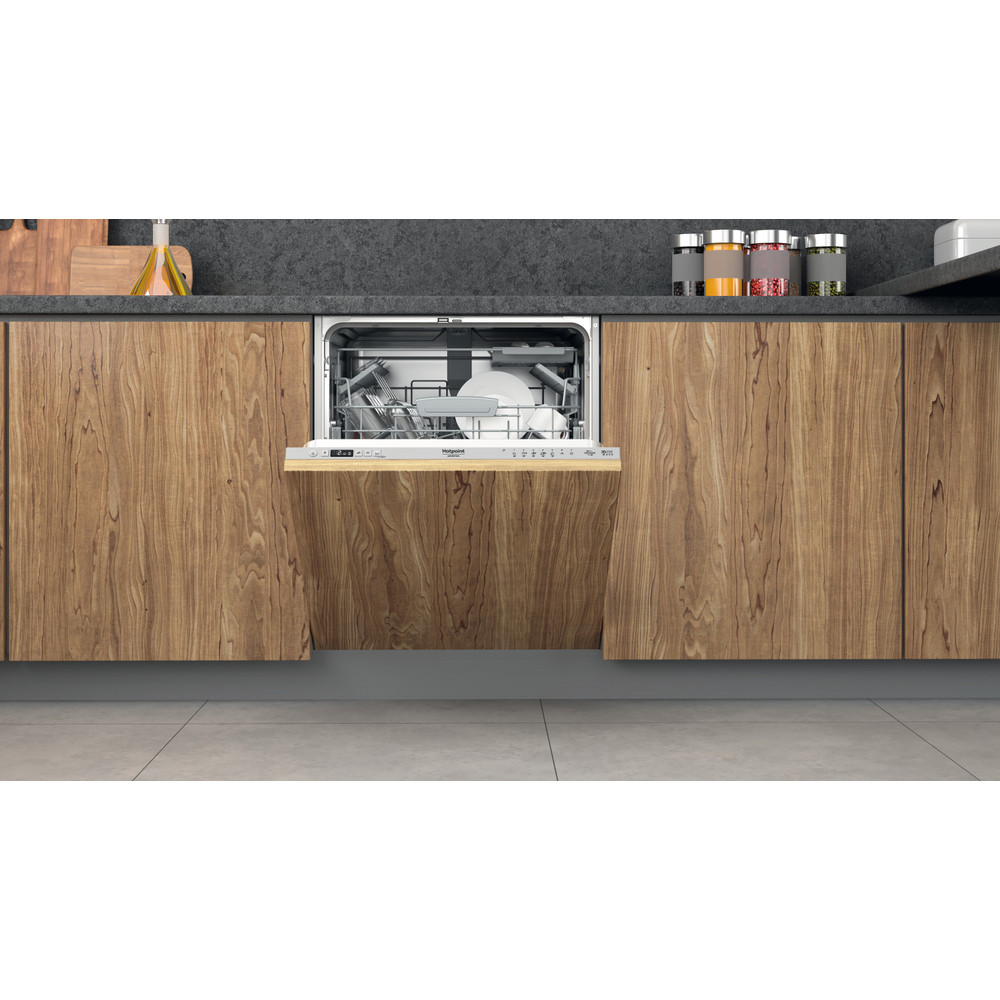 Hotpoint_Ariston Lavavajillas Incorporado HI 5020 WC Full-integrated E Lifestyle frontal open