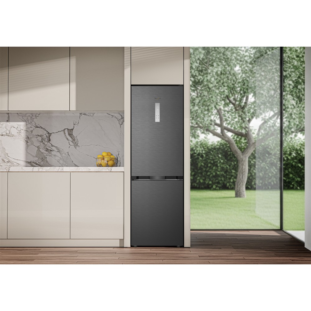Whirlpool Kombinovaná chladnička s mrazničkou Volně stojící WHK 26374 XBR7EA ARC 764 Manhattan Gray 2 doors Lifestyle frontal