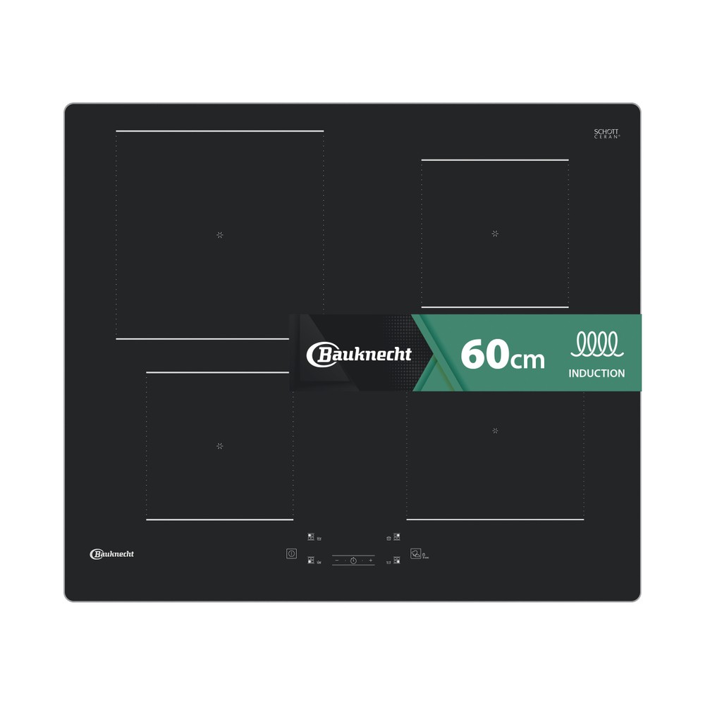 Bauknecht Kochfelder BQ 5160S AL Schwarz Induction vitroceramic Frontal