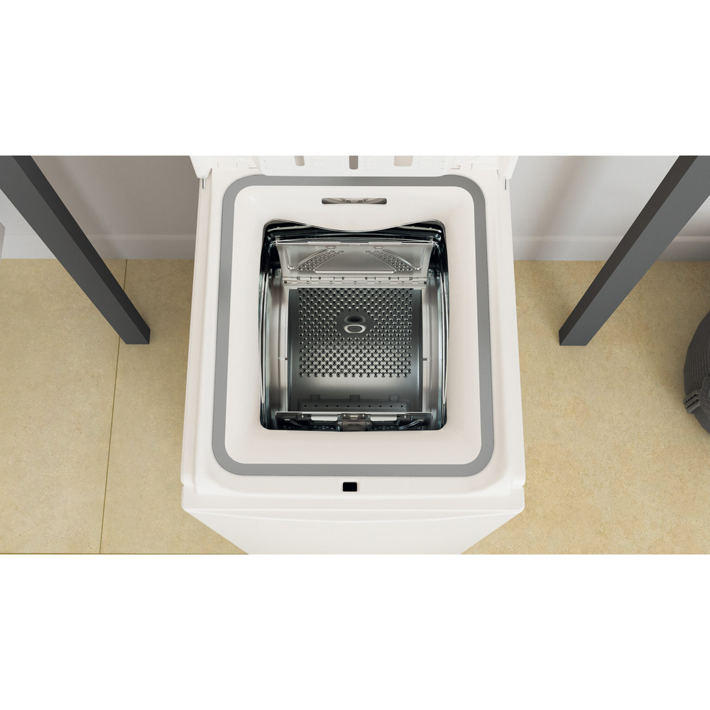 Whirlpool Пральна машина Соло TDLR 6040L EU/N Білий Top loader відсутній Drum