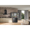 Whirlpool Side-by-Side Brīvi stāvošs WQ9I FO2BX EF Black Steel Frontal