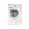 Indesit Lavadora Libre instalación EWC 81483 W EU N Blanco Cargador frontal D Frontal open