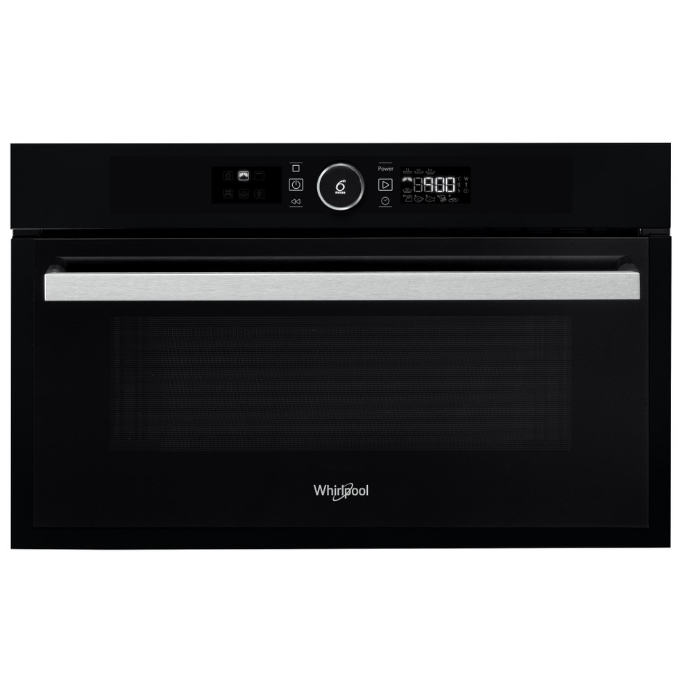 Whirlpool Мікрохвильова піч Вбудований (-а) AMW 731/NB Чорний Електронне 31 Мікрохвильова піч з функцією гриль 1000 Frontal