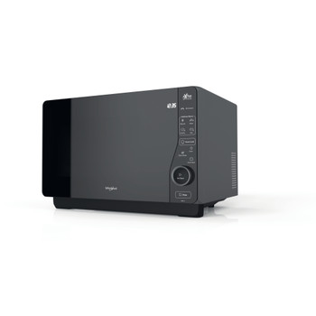 Whirlpool Mikrohullámú sütő Szabadonálló MWF 421 BL Fekete Elektromos 25 Mikrohullám+Grill funkció 800 Perspective