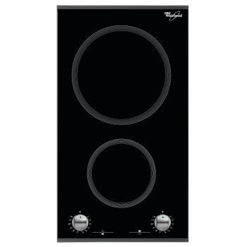 Whirlpool Varná deska AKT 360/IX Černá Radiant vitroceramic Frontal
