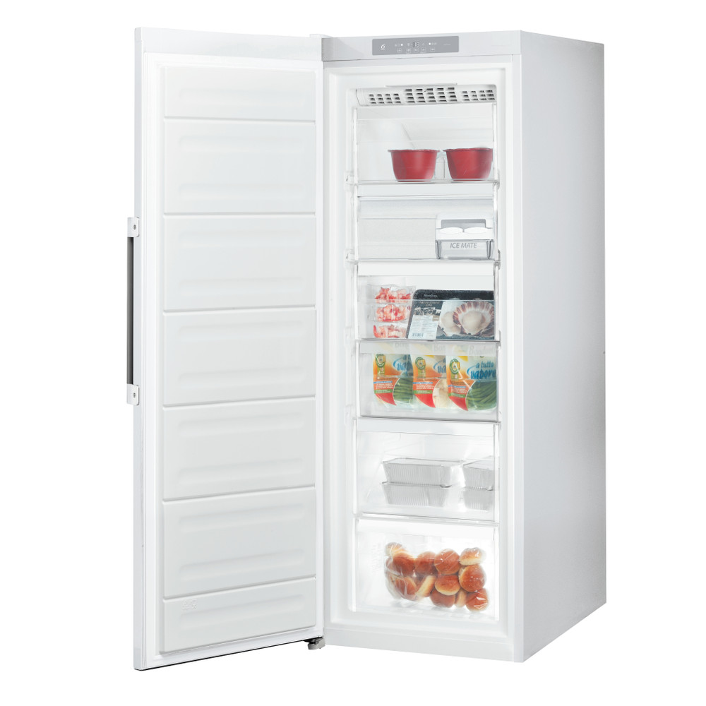 Whirlpool Diepvriezer Vrijstaand UW6 F3Y WI Wit Perspective open