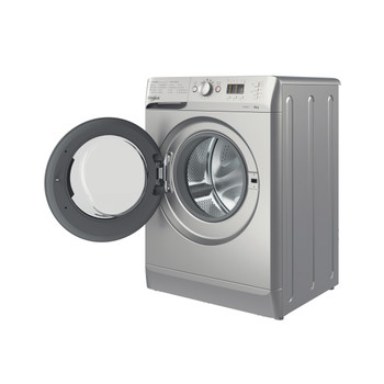 Whirlpool Lave-linge Pose-libre WMTA 6101 S NA Argent Front loader A++ Perspective open