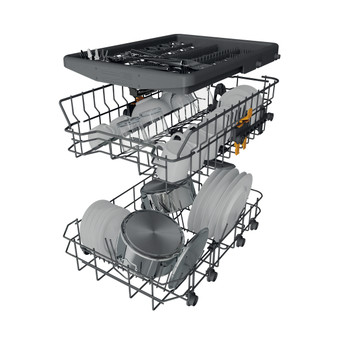Whirlpool Umývačka riadu Voľne stojace WH4FD11CS7A0X Voľne stojace D Technical Translucent