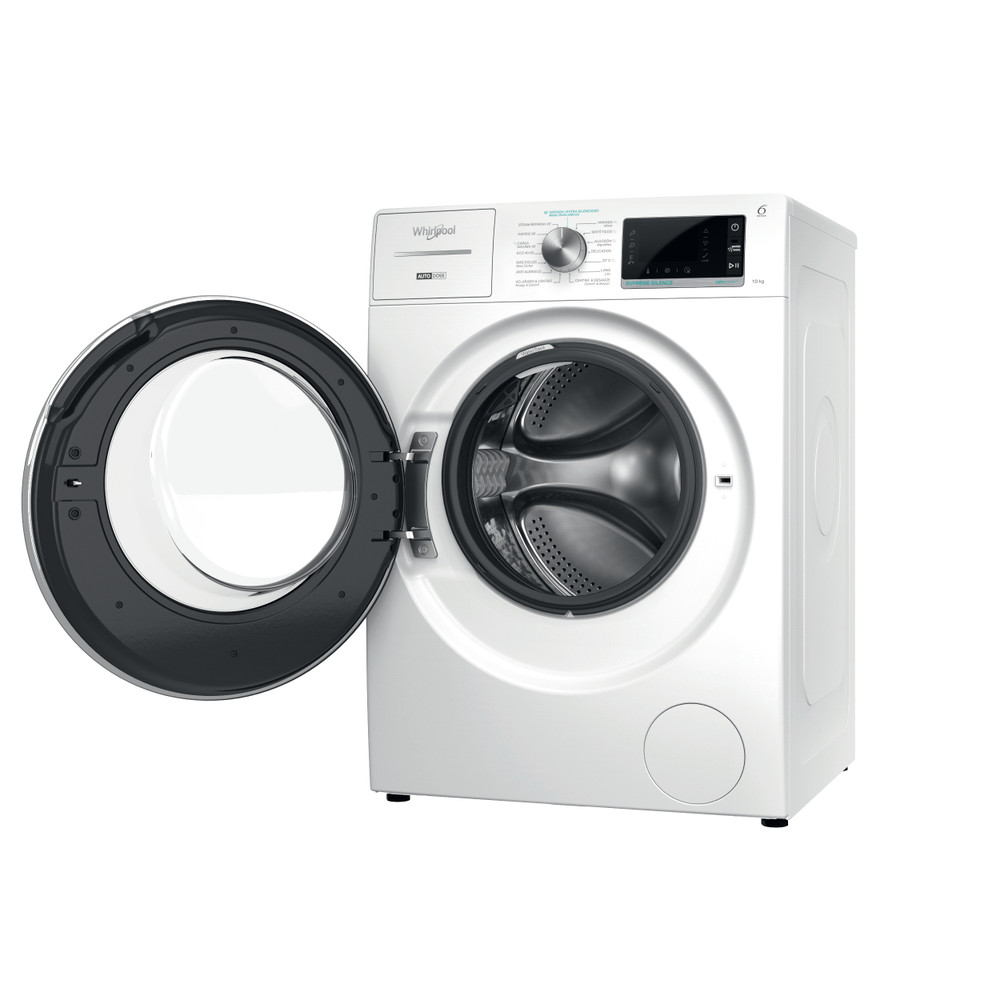Whirlpool Máquina de lavar roupa Livre Instalação W8 W046WR SPT Branco Carga Frontal A Perspective open