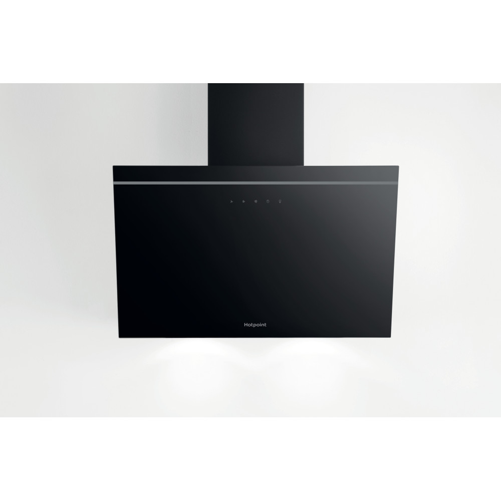 Hotpoint Campana Incorporado PHVP 62F LT K Negro Libre instalación Electrónico Frontal